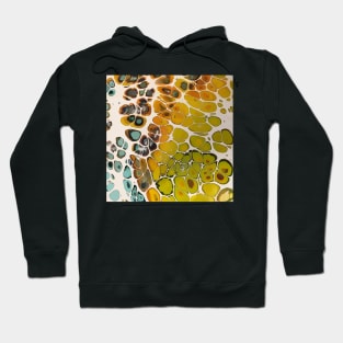 Cells in Milk, Acrylic Organic Textures - WelshDesignsTP001 Hoodie